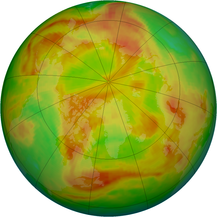 Arctic ozone map for 26 May 1980
